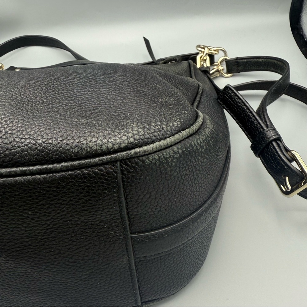 Kate Spade Mulberry Street Vivian Shoulder Black Leather Bag - Picture 9 of 15